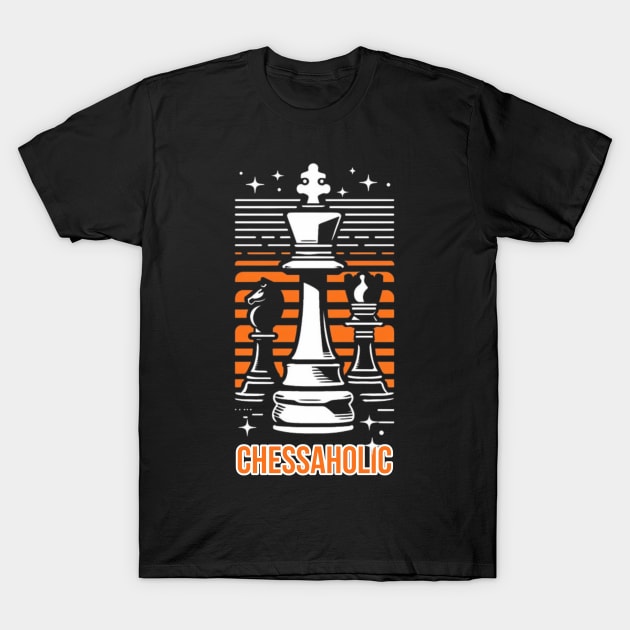 Chessaholic T-Shirt by Ajaxx-SRI